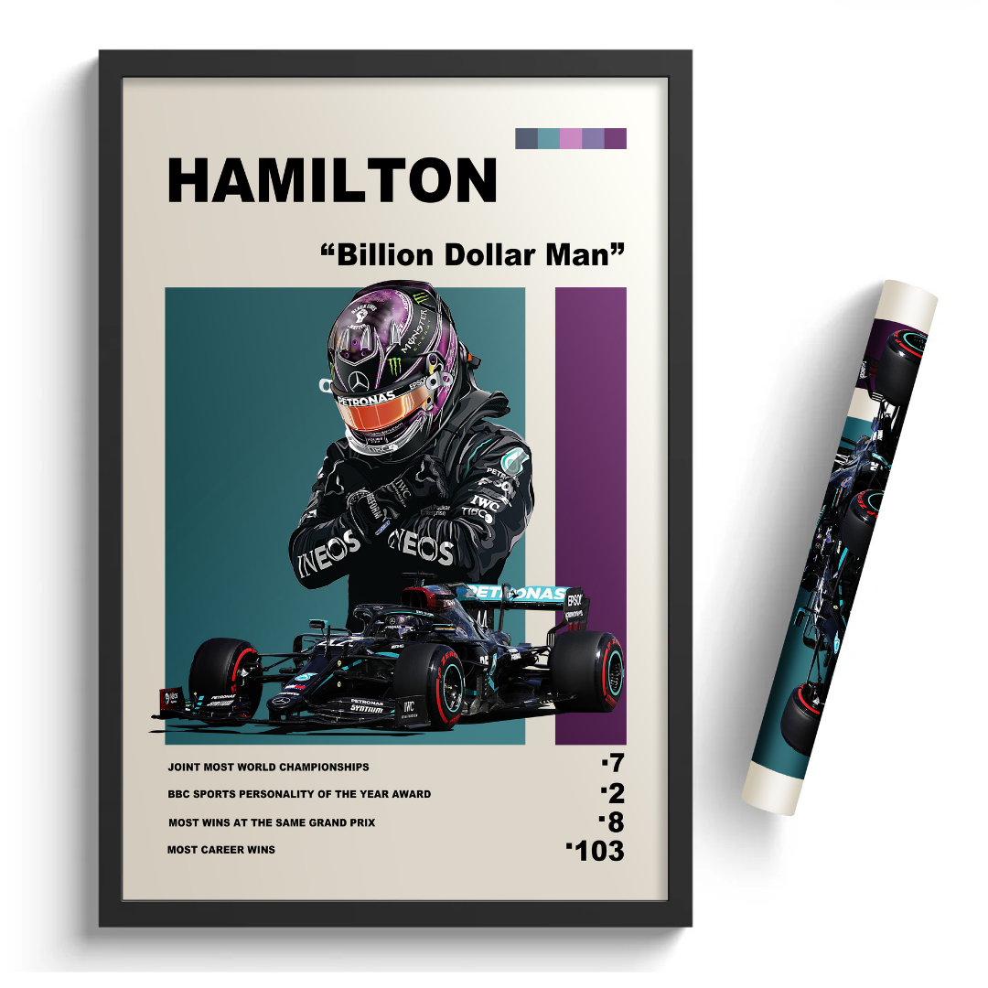 Hamilton "Million Dollar Man" - Formula 1 Icons