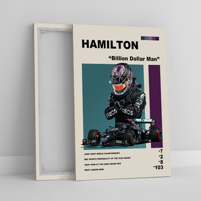 Hamilton "Million Dollar Man" - Formula 1 Icons