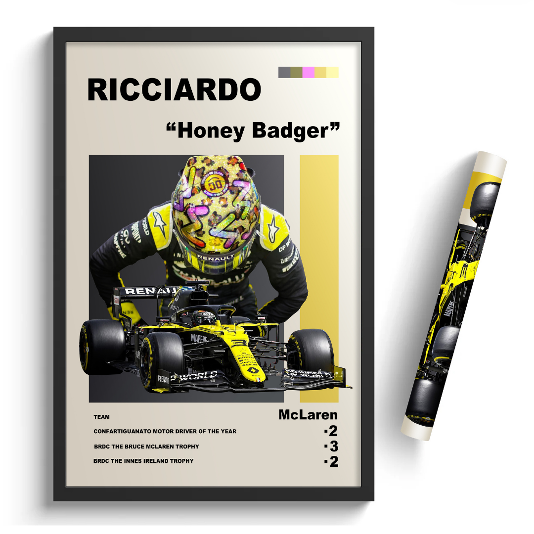 Riccairdo "Honey Badger" - Formula 1 Icons