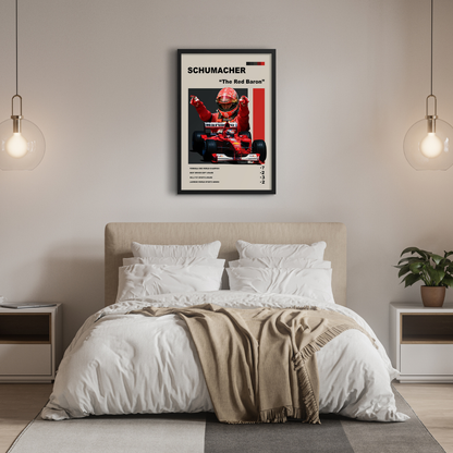 Schumacher "The Red Baron" - Formula 1 Icons