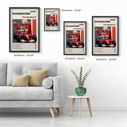 Schumacher "The Red Baron" - Formula 1 Icons