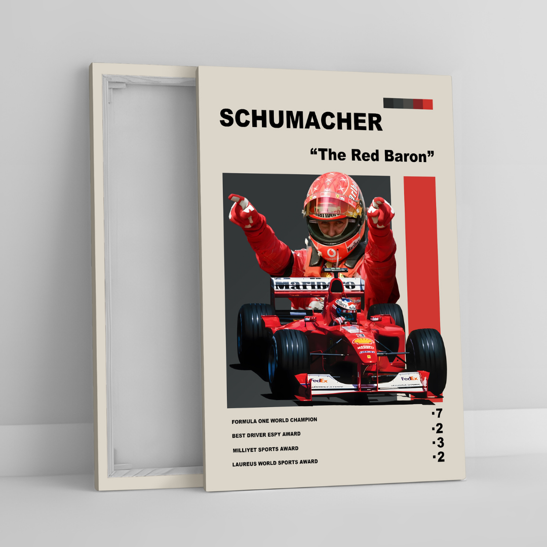 Schumacher "The Red Baron" - Formula 1 Icons