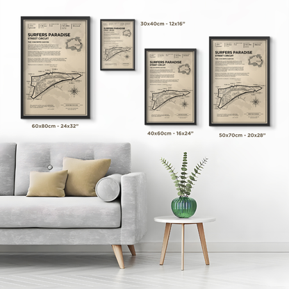 Surfers Paradise Street Circuit - Vintage Racetrack