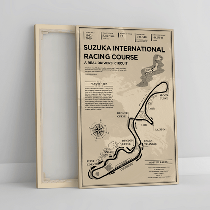 Suzuka International Racing Course - Vintage Racetrack