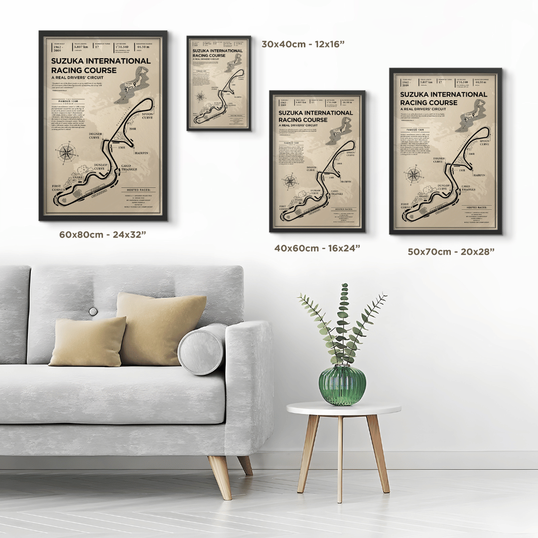 Suzuka International Racing Course - Vintage Racetrack