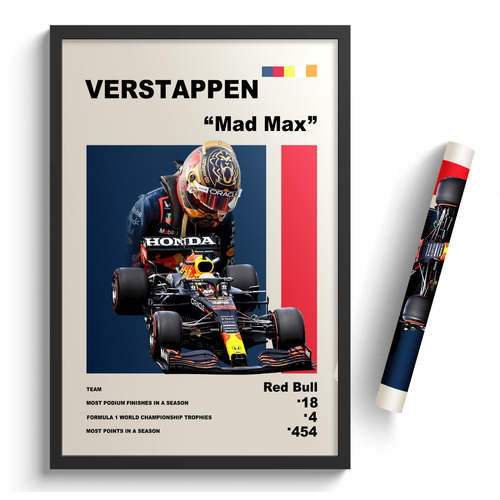 Verstappen "Mad Max" - Formula 1 Icons