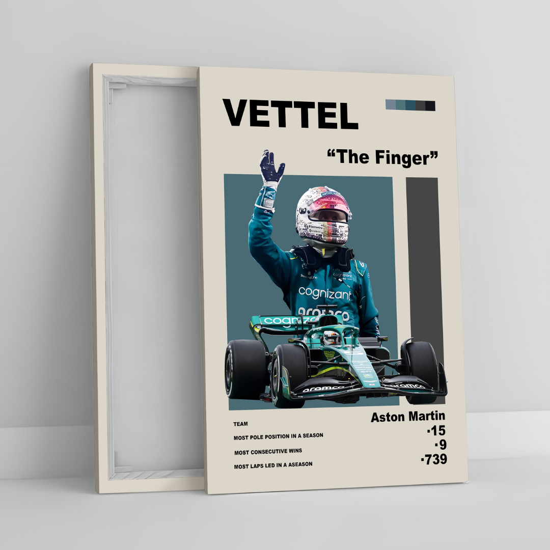 Vettel "The Finger" - Formula 1 Icons