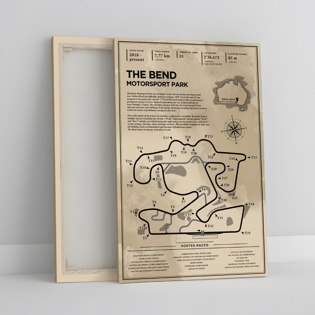 The Bend Motorsport Park - Vintage Racetrack
